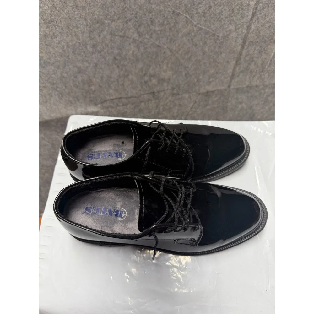 Authentic US Army High Gloss Oxford Shoes Bates or‎ Capps Dress Shoe Size -7.5 E